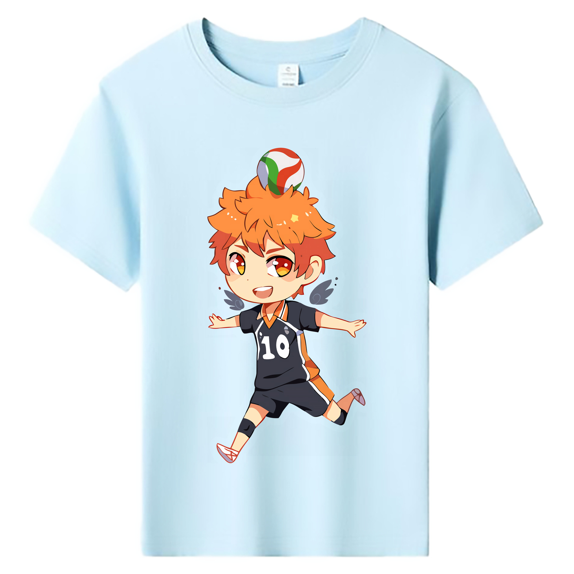 （画像用） ハイキュー!! Haikyu!! 綿100％キッズTシャツ（フロントプリント）